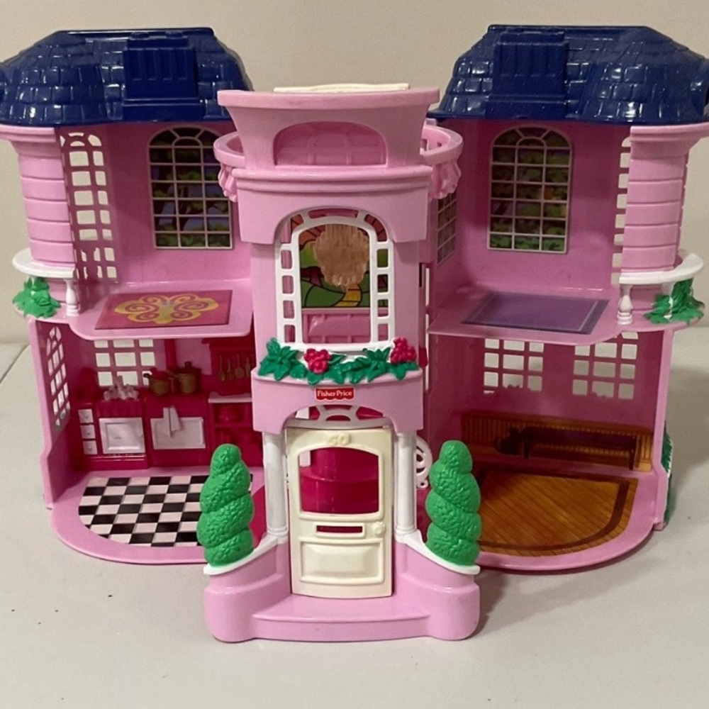 Fisher-Price Pink and Blue Fantasy Townhouse